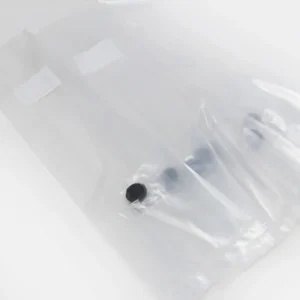 Unicorn 3T grow bags: clear gusseted polypropylene bags with filter patches, sealed flat
