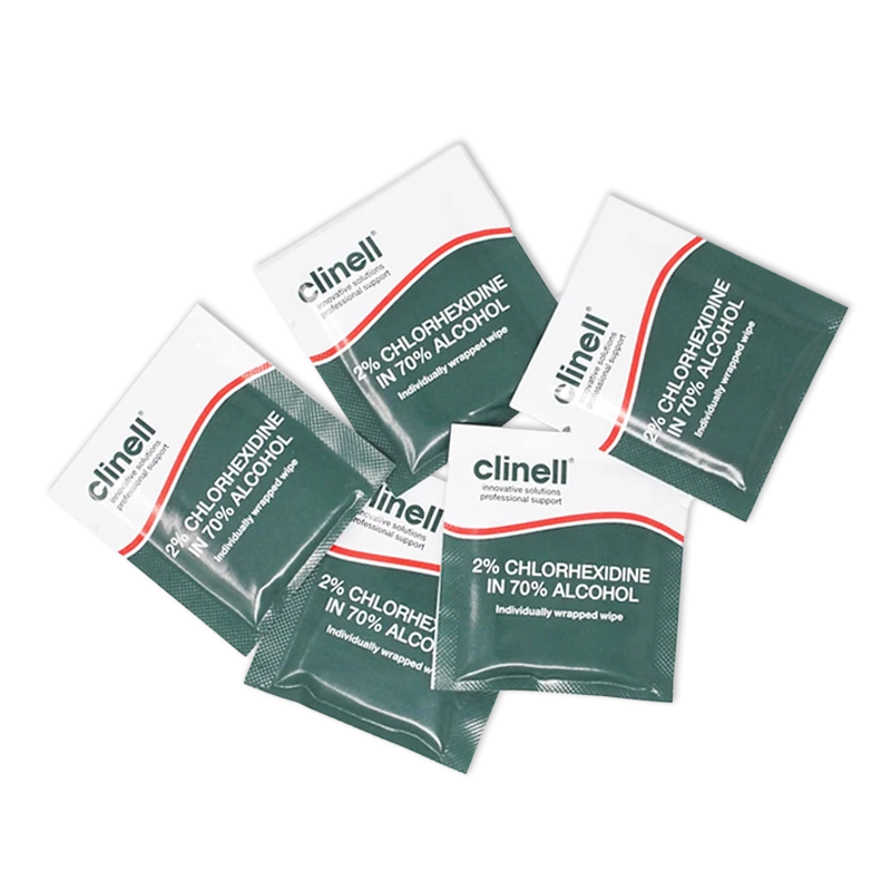 70% IPA Clinell Alcohol Wipes (Pack of 5)