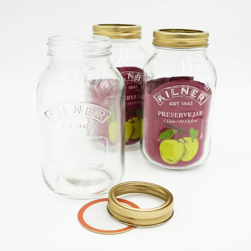 Kilner 1L Mason Jars (Pack of 12)