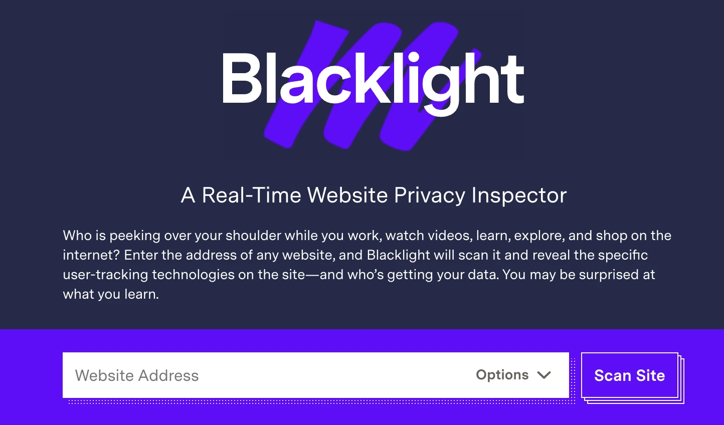 Blacklight - See trackers