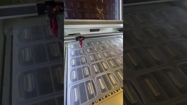 Laser cutting grow kit lids at Cylocybe